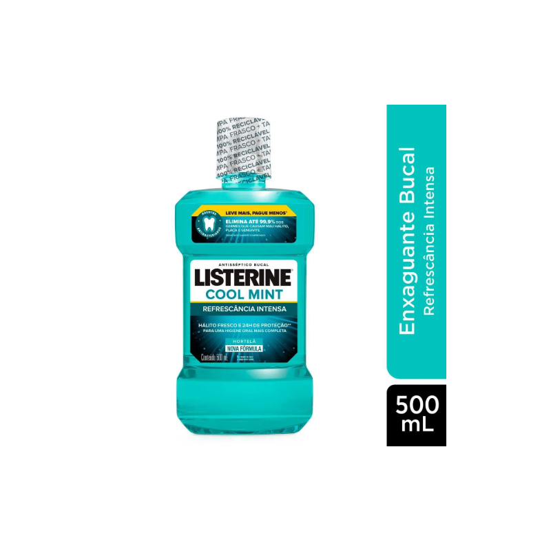 ENXAGUANTE BUCAL LISTERINE COOL MINT 500ML 