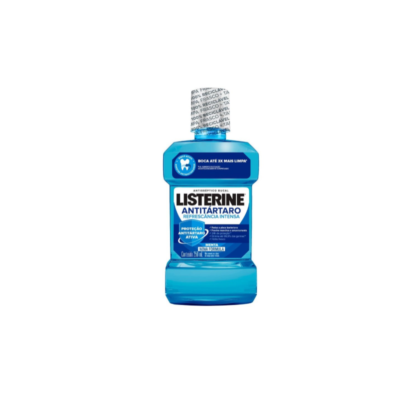 ENXAGUANTE BUCAL MENTA LISTERINE ANTI-TARTARO 250ML