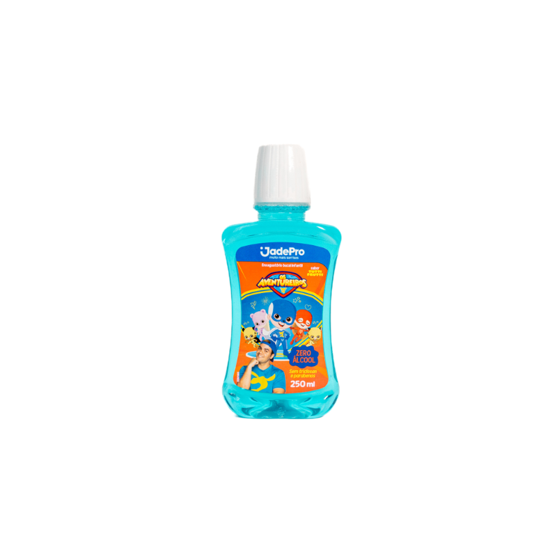 ENXAGUANTE BUCAL AVENTUREIROS FLUOR 250ML TUTTI FRUTTI