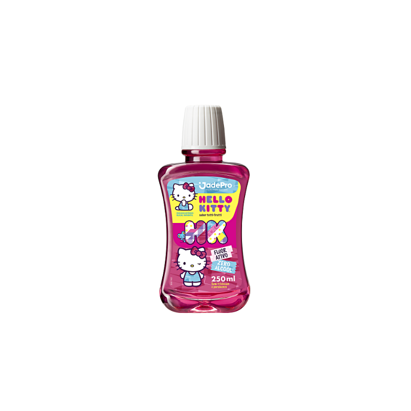 ENXAGUANTE BUCAL HELLO KITTY FLUOR 250ML TUTTI FRUTTI