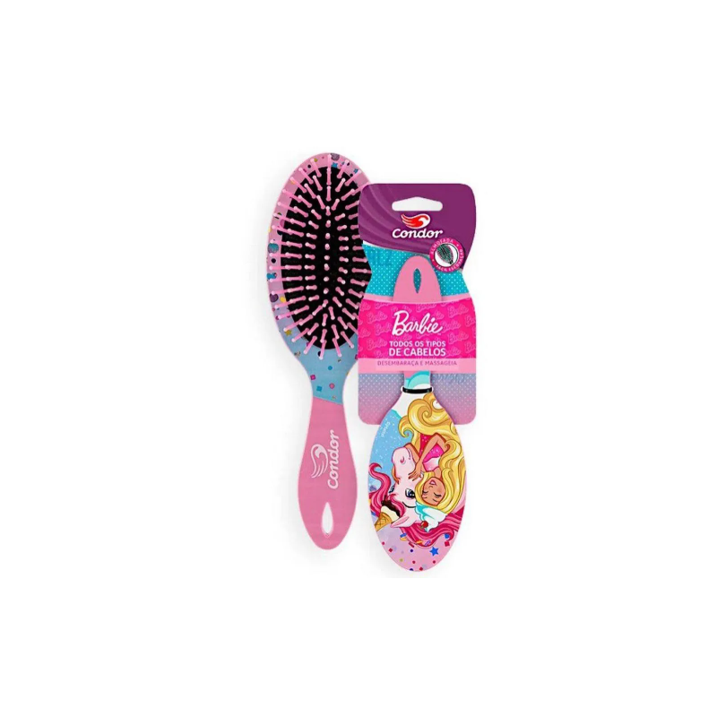ESCOVA CONDOR BARBIE COM 1 UNIDADE