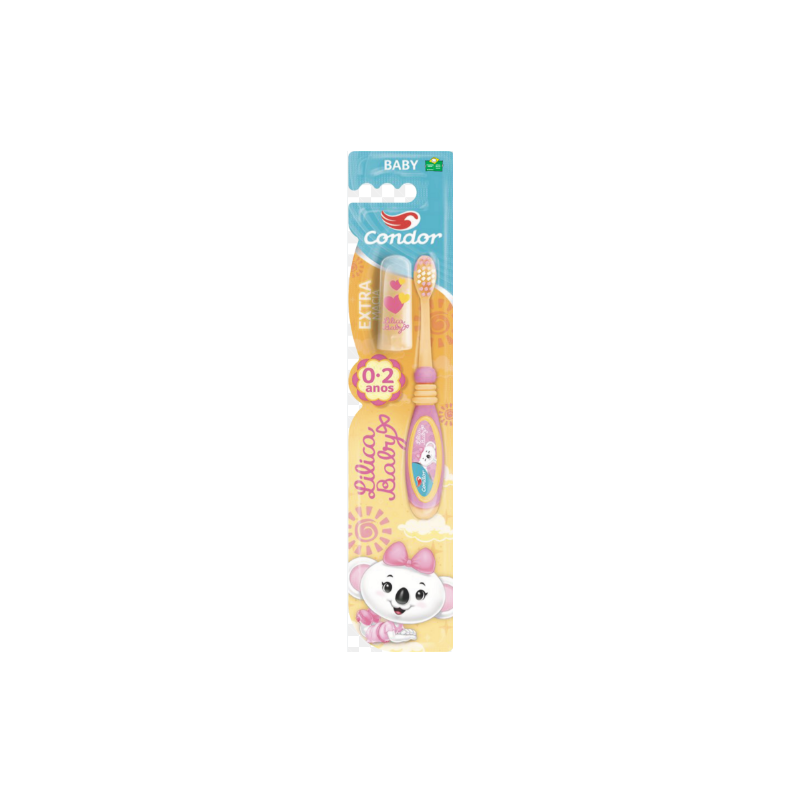 ESCOVA DENTAL KIDS LILICA RIPILICA DE 2 A 4 ANOS CONDOR 1UND