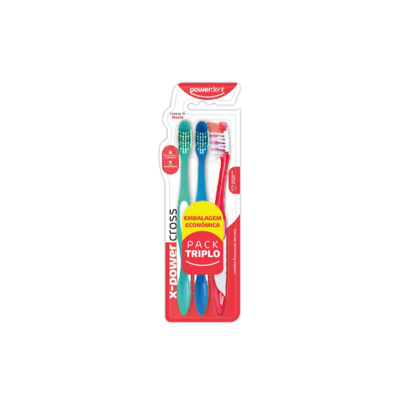 ESCOVA DENTAL KIT X POWER PACK CROSS MACIA 3UND