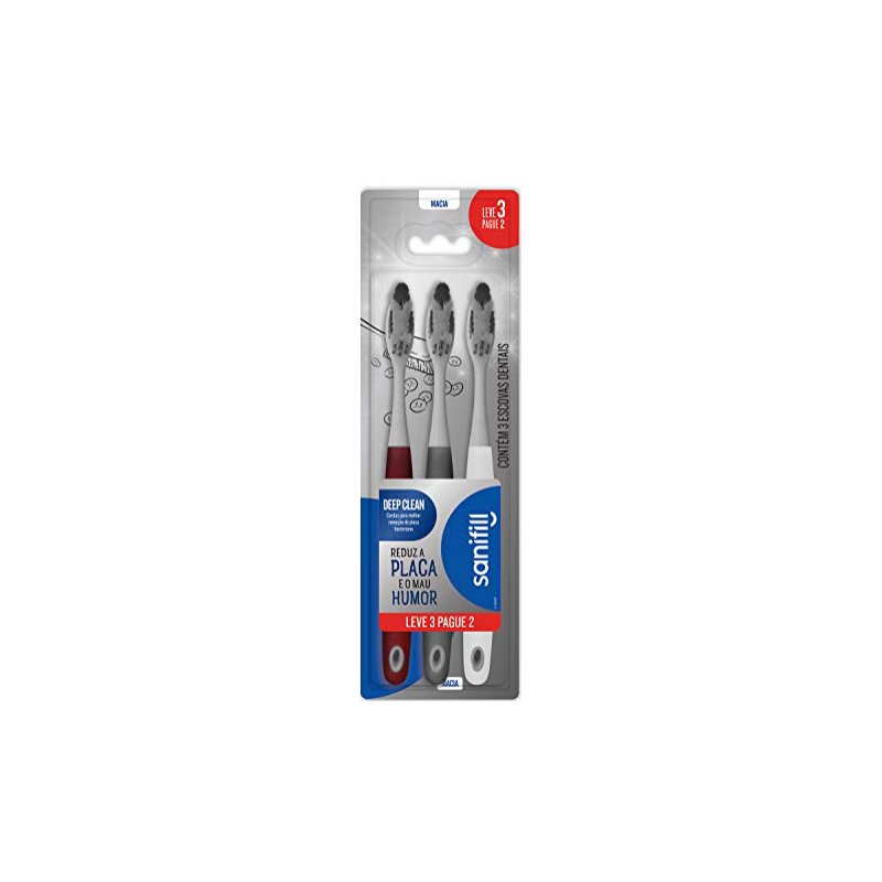 ESCOVA DENTAL SANIFILL DEEP CLEAN 3UND
