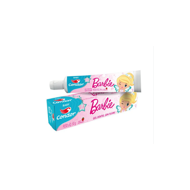 CREME DENTAL CONDOR COM 50 GRAMAS BABY BARBIE GEL 