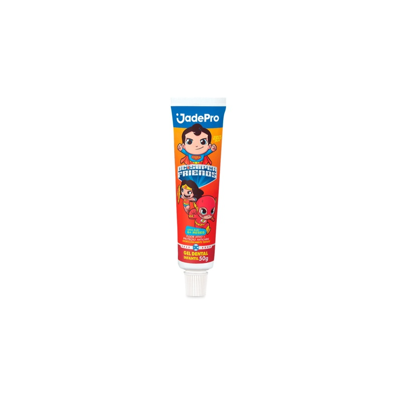 GEL DENTAL KIDS SUPERFRIENDS BUBBLE  COM 50 GRAMAS