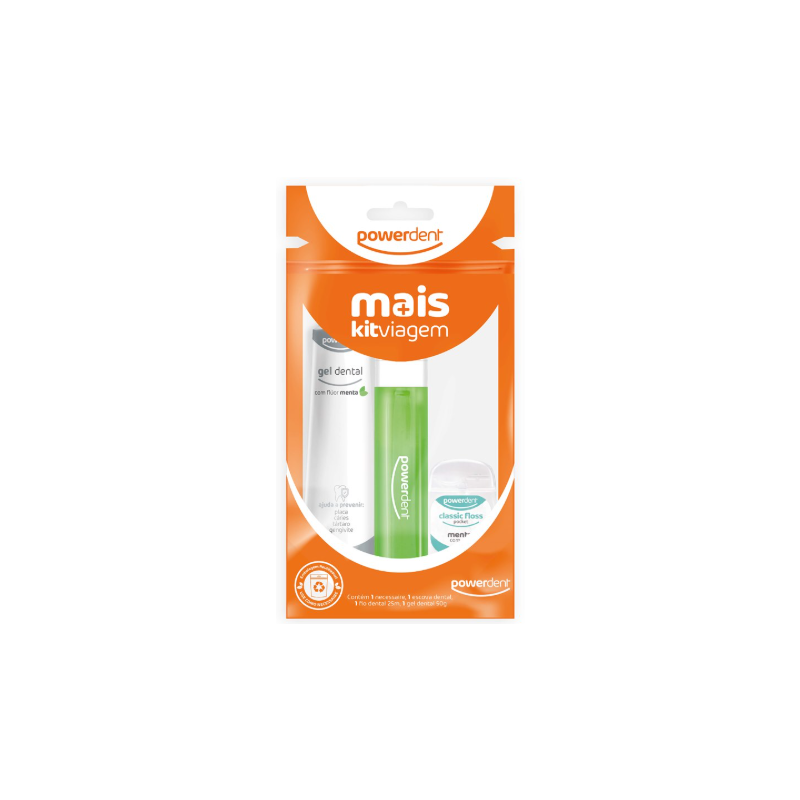 KIT VIAGEM LIGHT POWERDENT 3UND