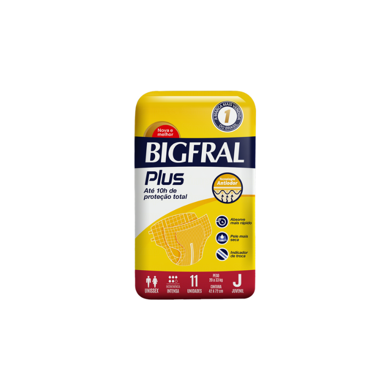FRALDA BIGFRAL PLUS JUV 11UNI