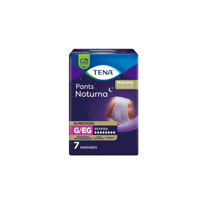 FRALDA GERIÁTRICA TENA PANTS G COM 7 UNIDADES