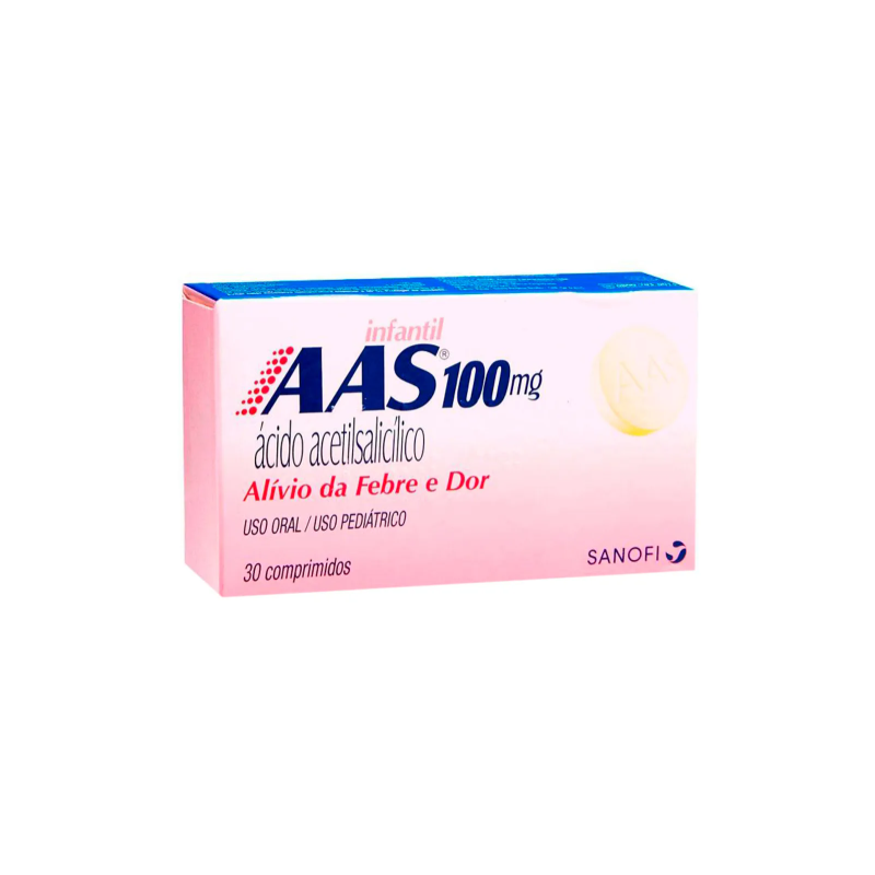 AAS 100MG COM 30 COMPRIMIDOS