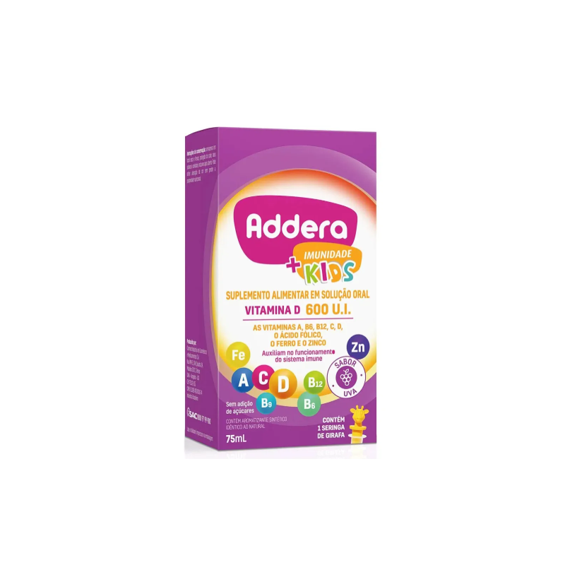 ADDERA+IMUNIDADE KIDS 600UI 75ML