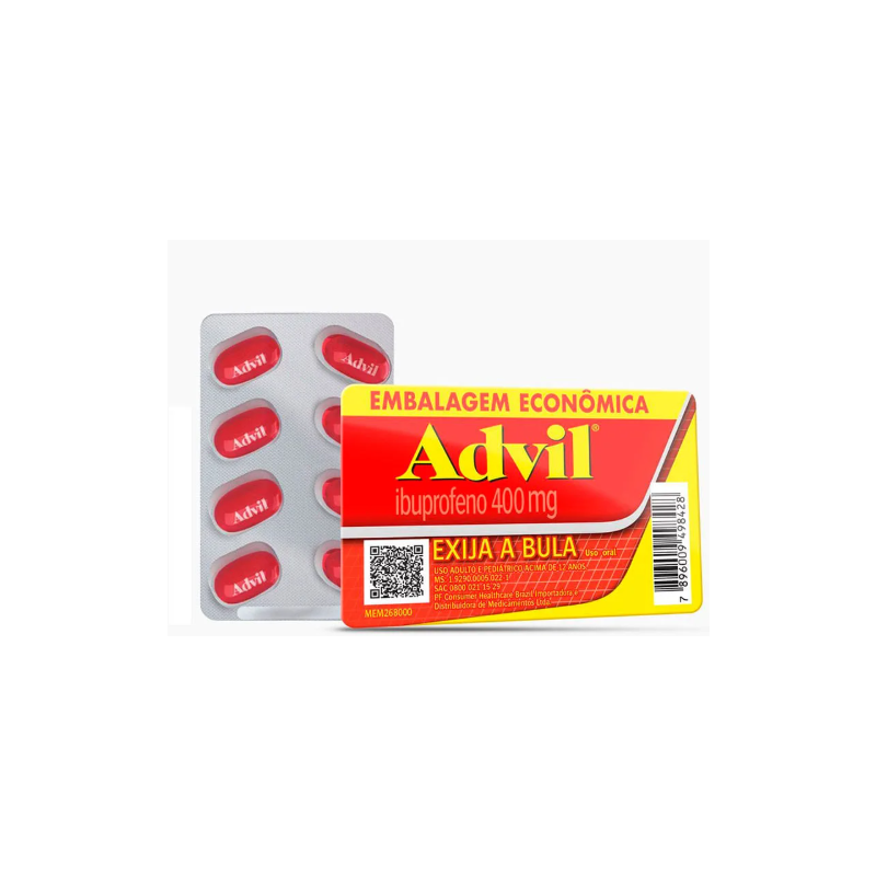 ADVIL 400MG COM 8 UNIDADES 