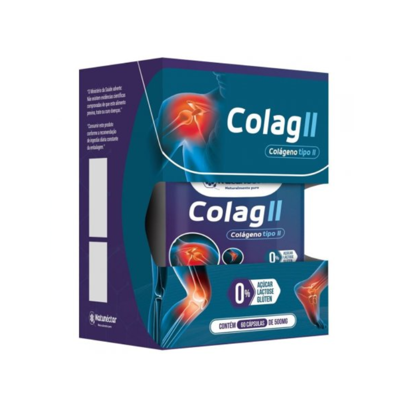 COLAGENO TIPO II COM 60 CAPSULAS NATUNECTAR