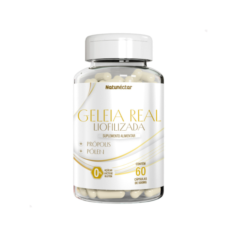 GELEIA REAL LIOFILIZADA 60 CAPSULAS  NATUNECTAR