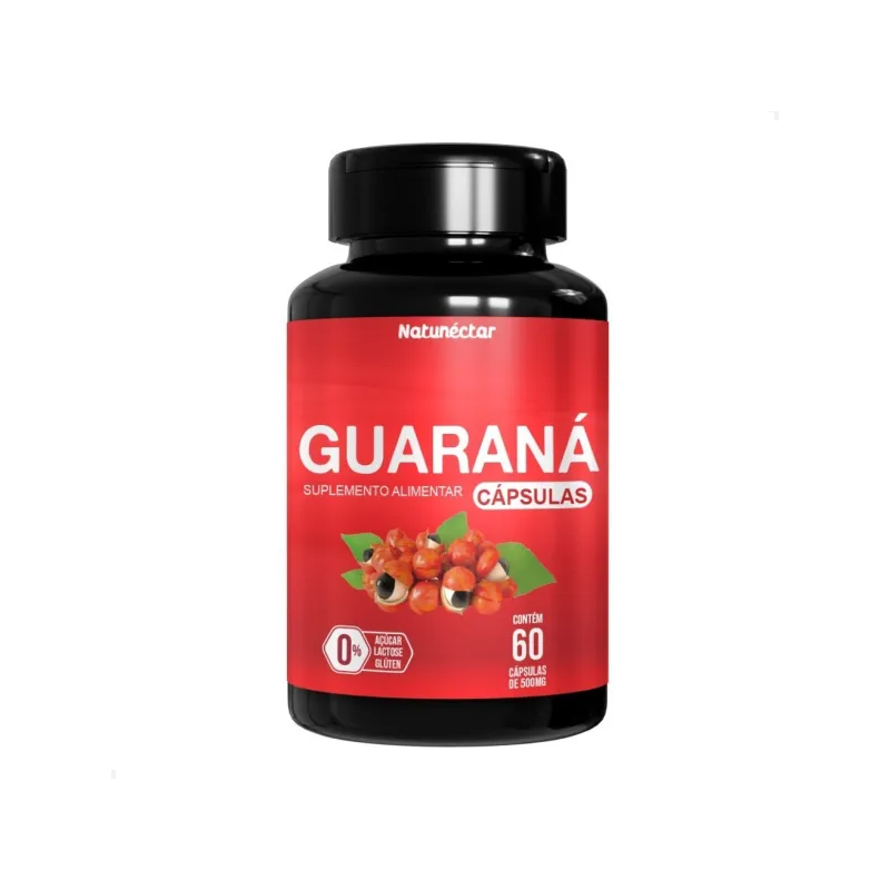 GUARANA COM 60 CAPSULAS NATUNECTAR