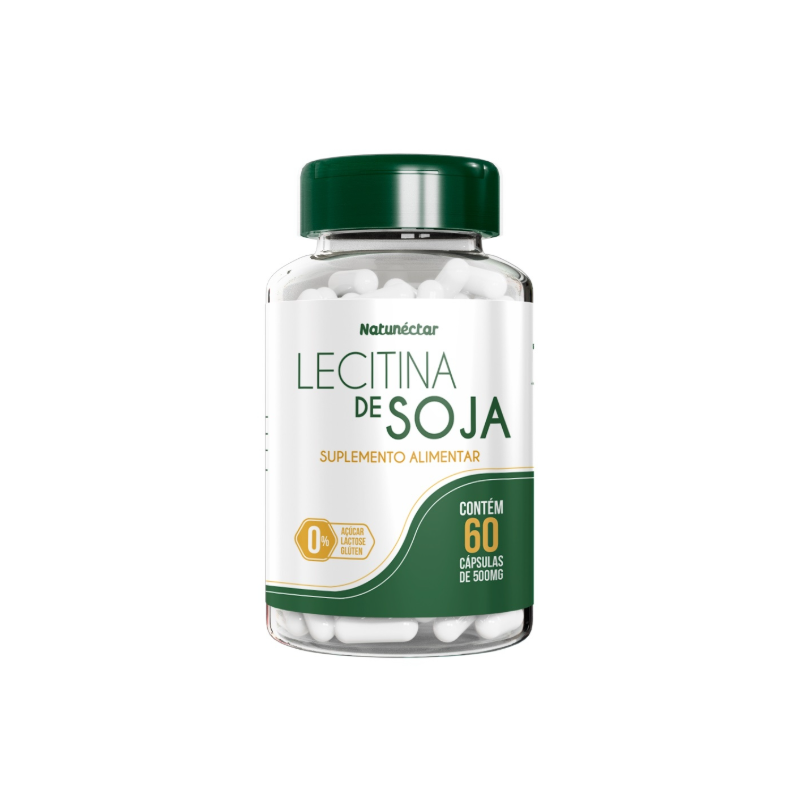LECITINA DE SOJA COM 60 CAPSULAS NATUNECTAR