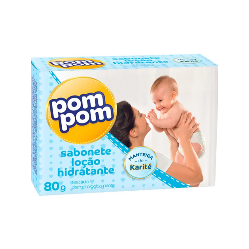 SABONETE EM BARRA POM POM LOCAO HIDRATANTE