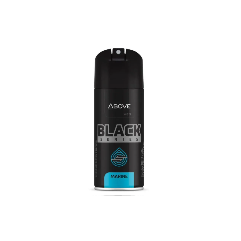 DESODORANTE AEROSOL ABOVE BLACK 100ML  MARINE  
