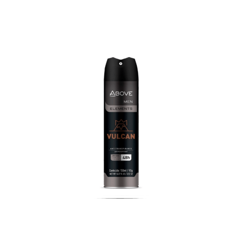 DESODORANTE AEROSOL ABOVE MEN VULC COM 150ML
