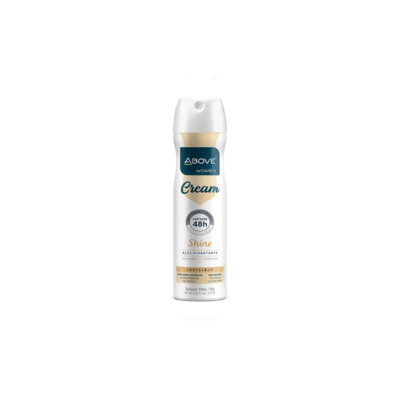 DESODORANTE AEROSOL ABOVE  CREAM SHINE 150ML