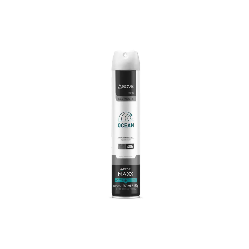 DESODORANTE AEROSOL ABOVE MAXX ELEMENTS OCEAN 250ML