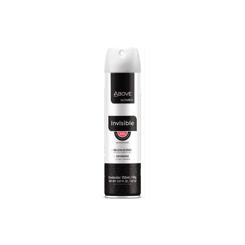 DESODORANTE AEROSOL ABOVE WOMEN INVISIBLE 150ML