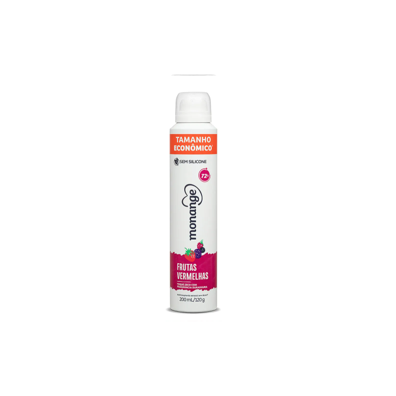 DESODORANTE AEROSOL MONANGE FRUTAS VERMELHAS 200ML