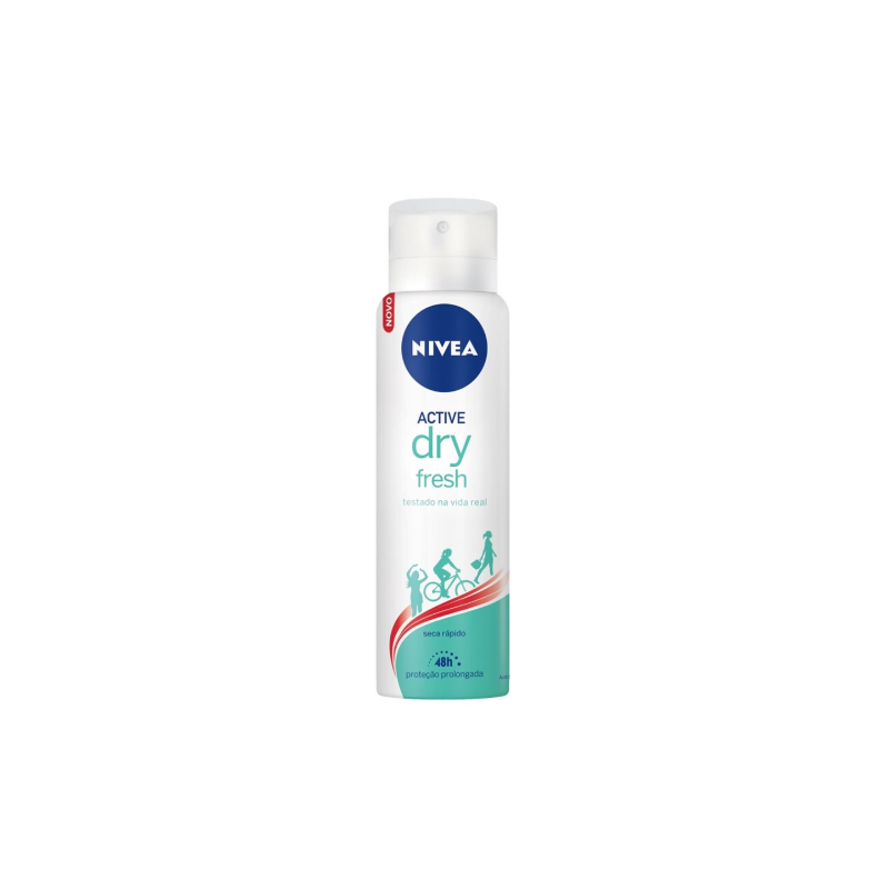DESODORANTE AEROSOL NIVEA DRY FRESH COM 150ML - VALIDADE 04/2026