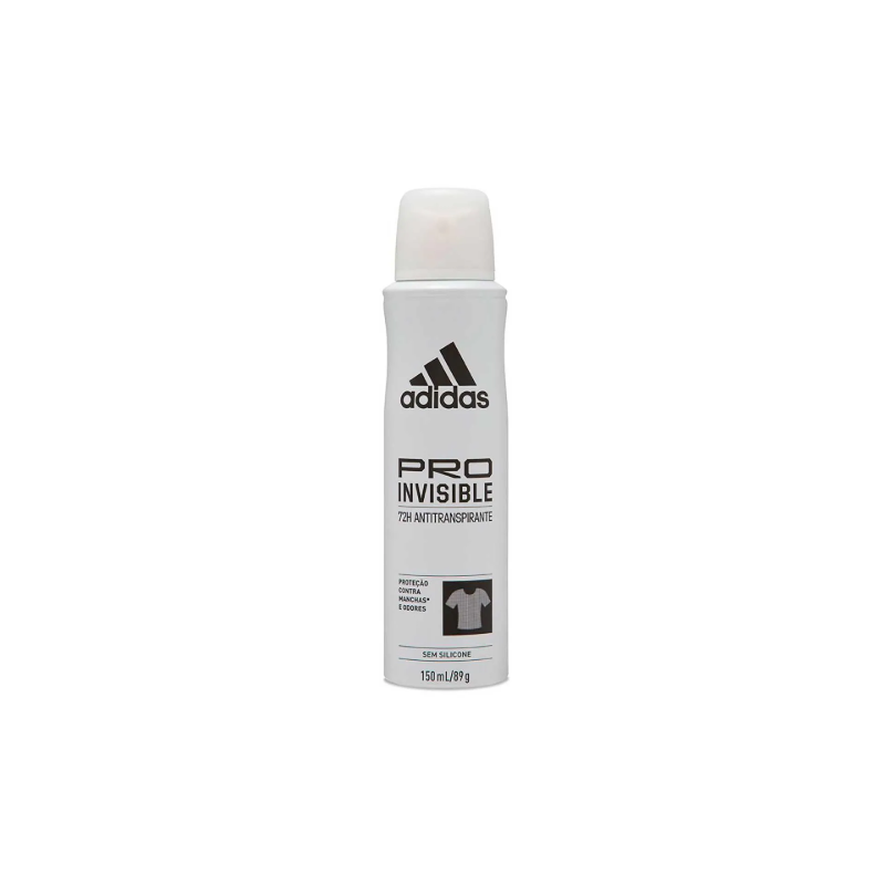 DESODORANTE AEROSOL ADIDAS FEMININO INVISIBLE COM 150ML