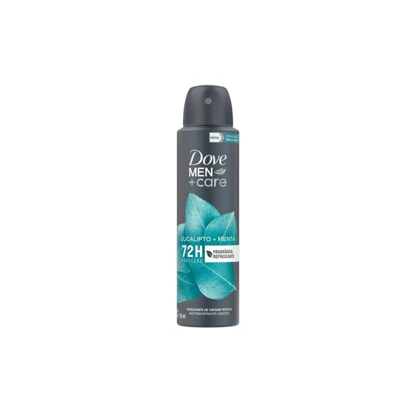 DESODORANTE AEROSOL DOVE MEN CARE EUCALIPTO MENTA COM 150ML