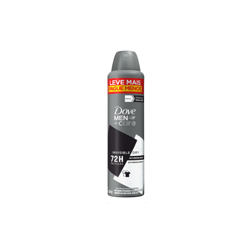 DESODORANTE AEROSOL DOVE MEN  INVISIBLE DRY 250ML