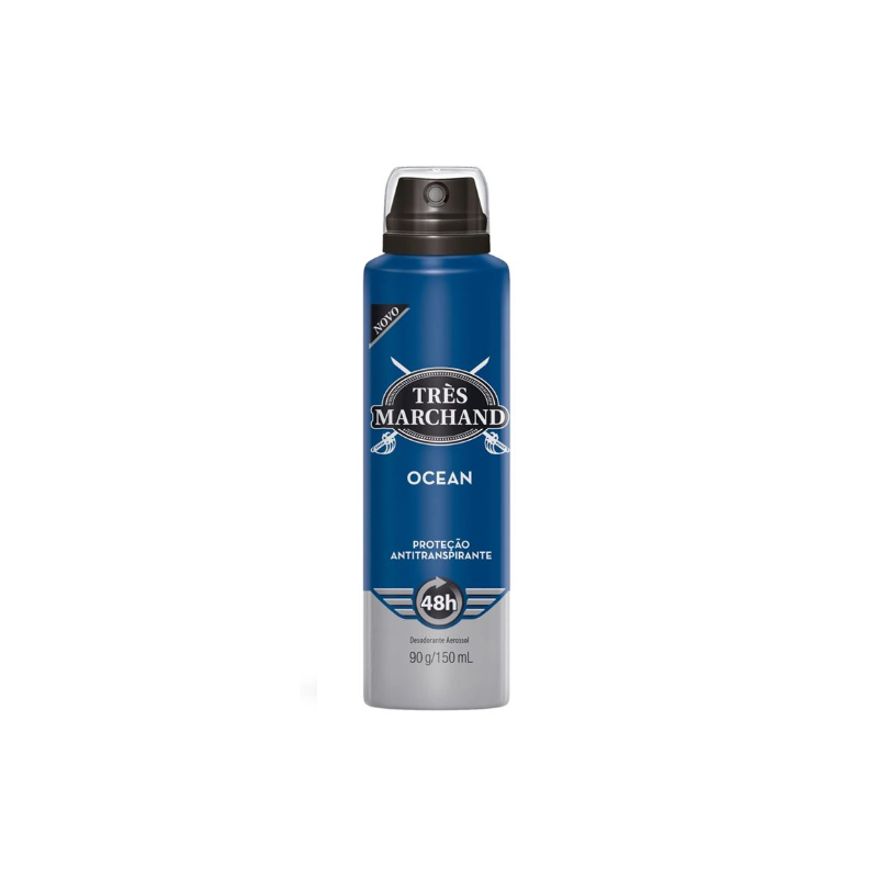 DESODORANTE AEROSOL TRES MARCHAND OCEAN  150ML
