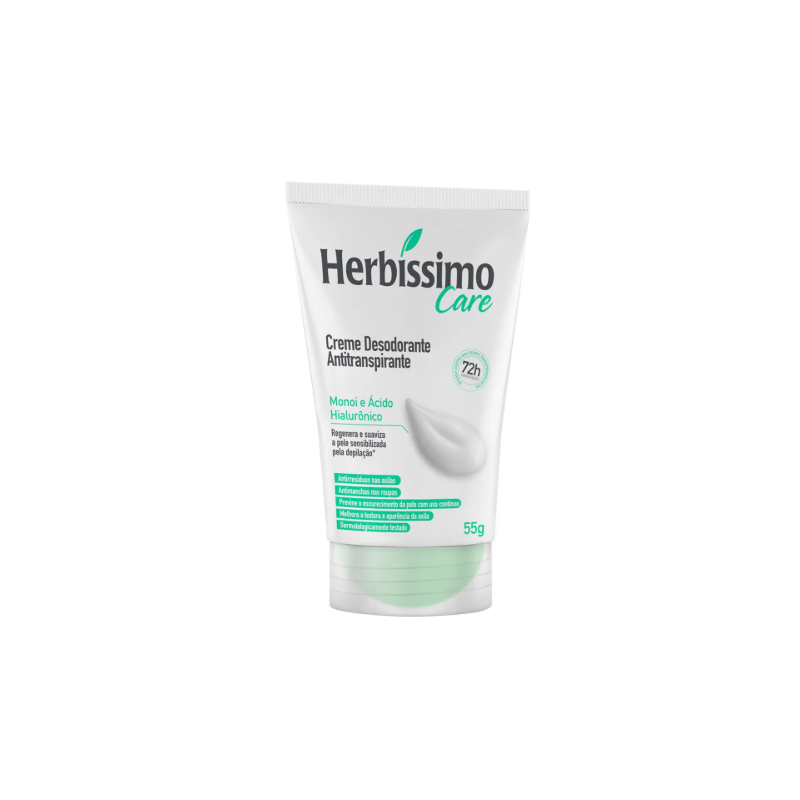DESODORANTE CREME HERBISSIMO CARE MONOI AC. HIALU 45G