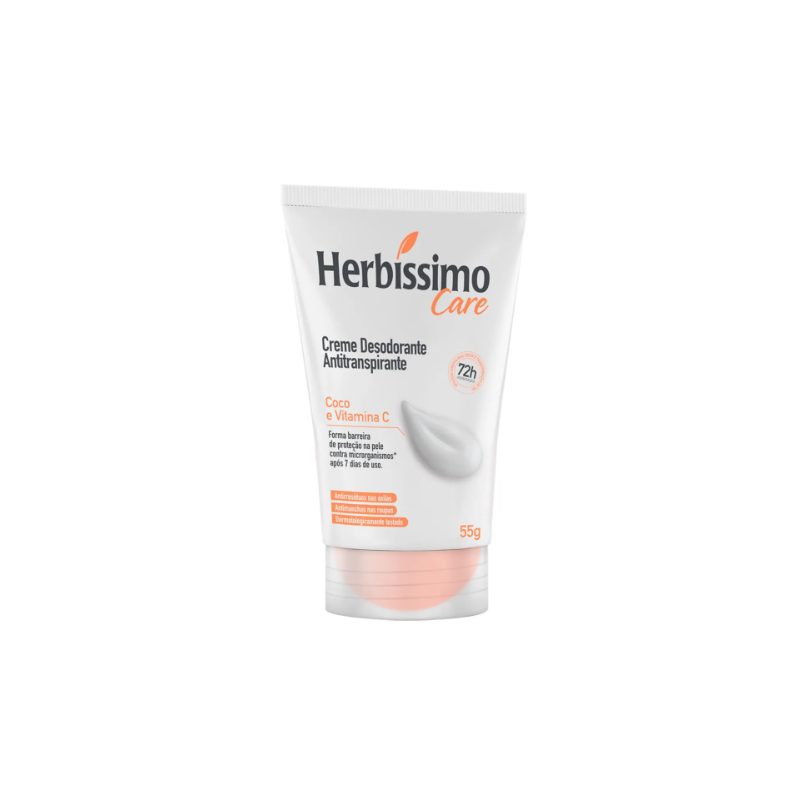 DESODORANTE CREME HERBISSIMO CARE COCO E VIT C 45G
