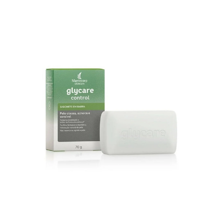SABONETE FACIAL EM BARRA GLICARE CONTROL 70G