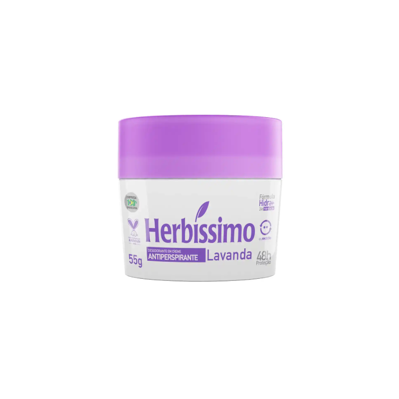 DESODORANTE CREME HERBISSIMO LAVANDA 55G