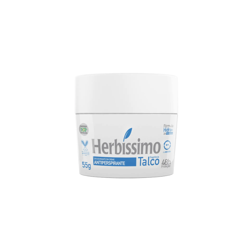DESODORANTE CREME HERBISSIMO TALCO 55G