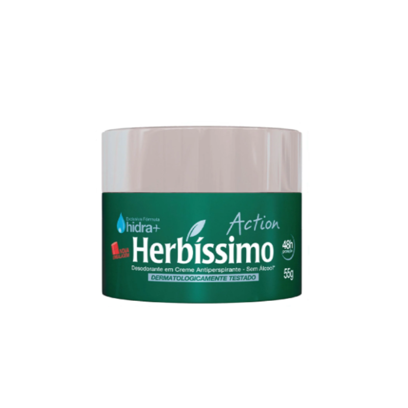 DESODORANTE HERBÍSSIMO CREME ACTION 55G