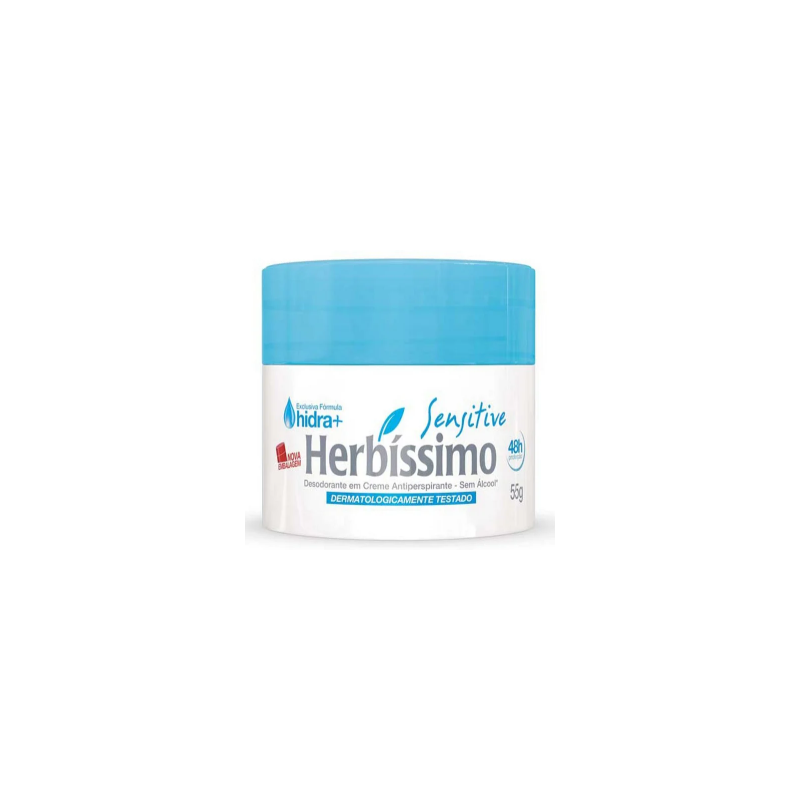 DESODORANTE HERBÍSSIMO CREME SENSITIVE 55G