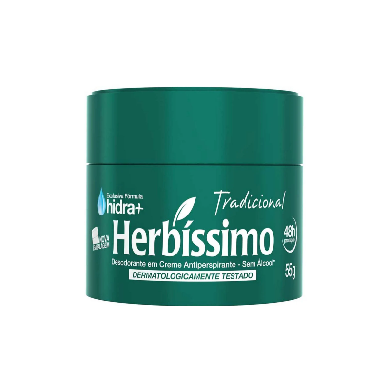 DESODORANTE HERBÍSSIMO CREME TRADICIONAL 55G
