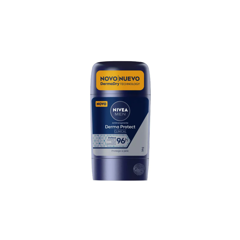 DESODORANTE BARRA 96H DERMA PROTECT CLINICAL MEN NIVEA 54G