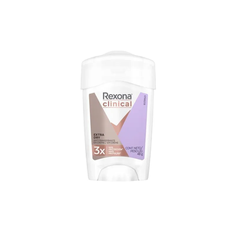 DESODORANTE CREME REXONA WOMAN CLINICAL EXTRA DRY 48G