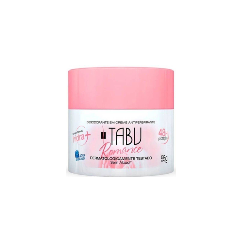 DESODORANTE CREME ANTITRANSPIRANTE TABU ROMANCE 55G