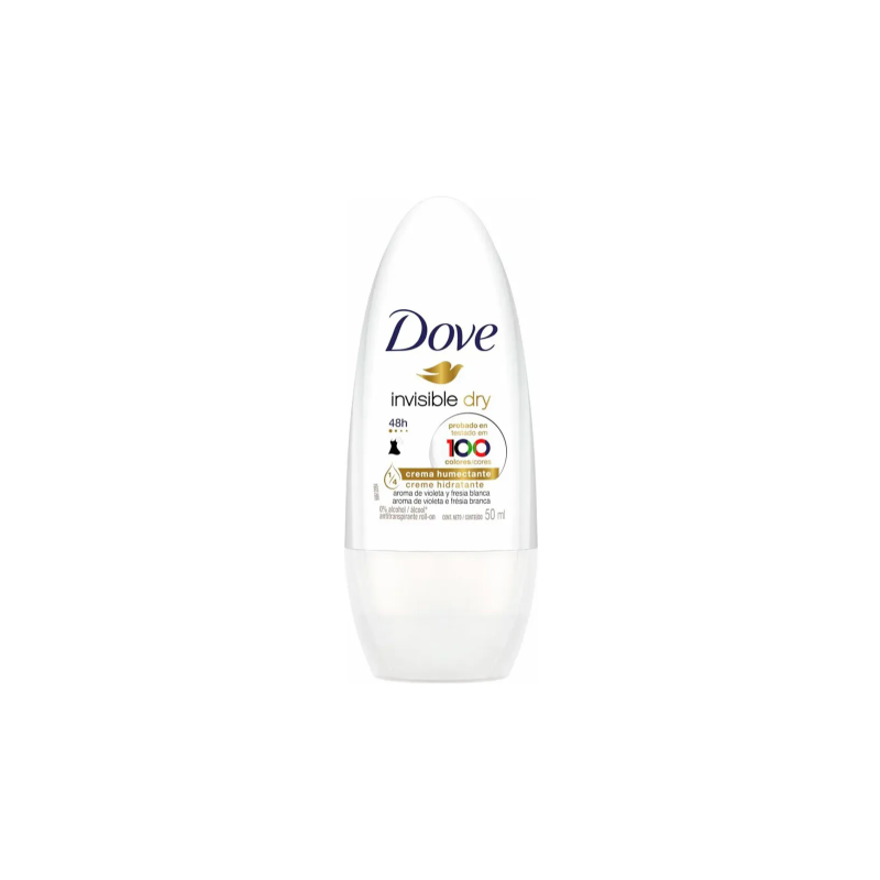 DESODORANTE ROLL-ON DOVE INVISIBLE DRY 50ML