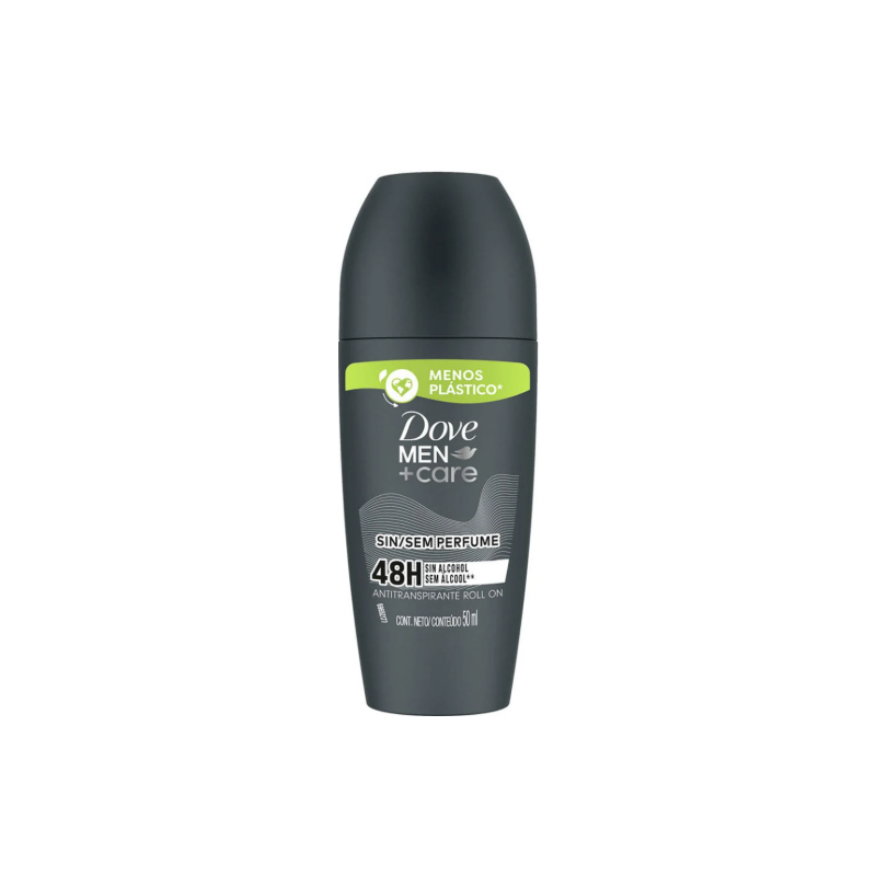 DESODORANTE ROLL-ON DOVE MEN+CARE SEM PERFUME 50ML