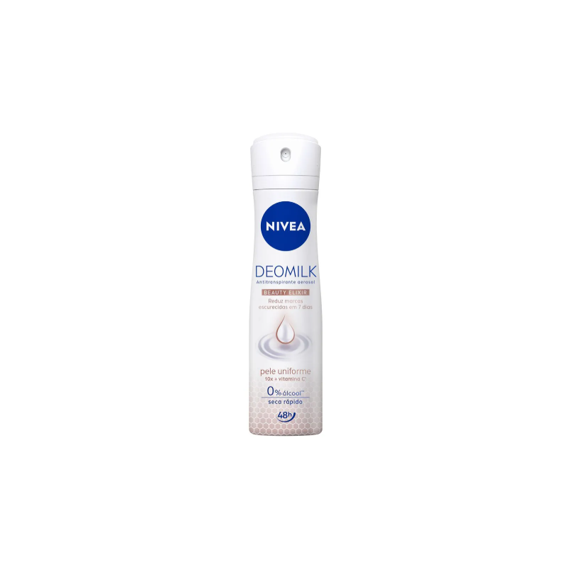 DESODORANTE NIVEA DEOMILK PELE UNIFORME COM 150ML