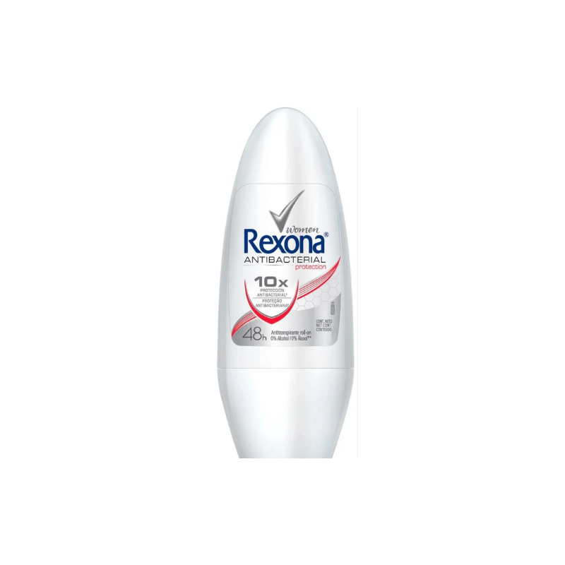 DESODORANTE ROLL-ON REXONA ATIBACTERIAL PROTECTION 50ML