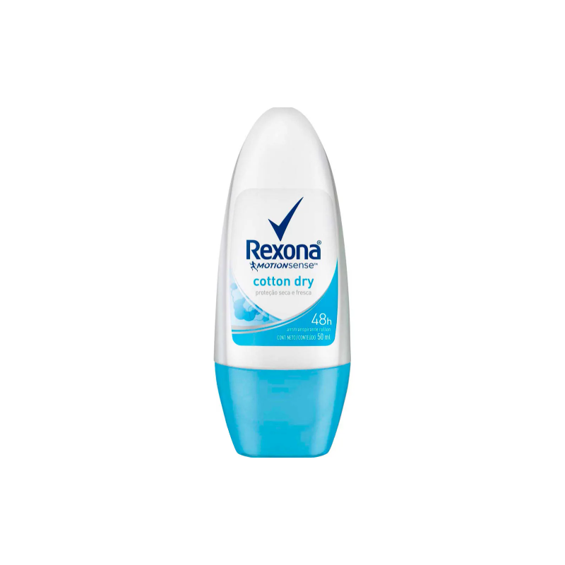 DESODORANTE ROLL-ON REXONA COTTON DRY 50ML 