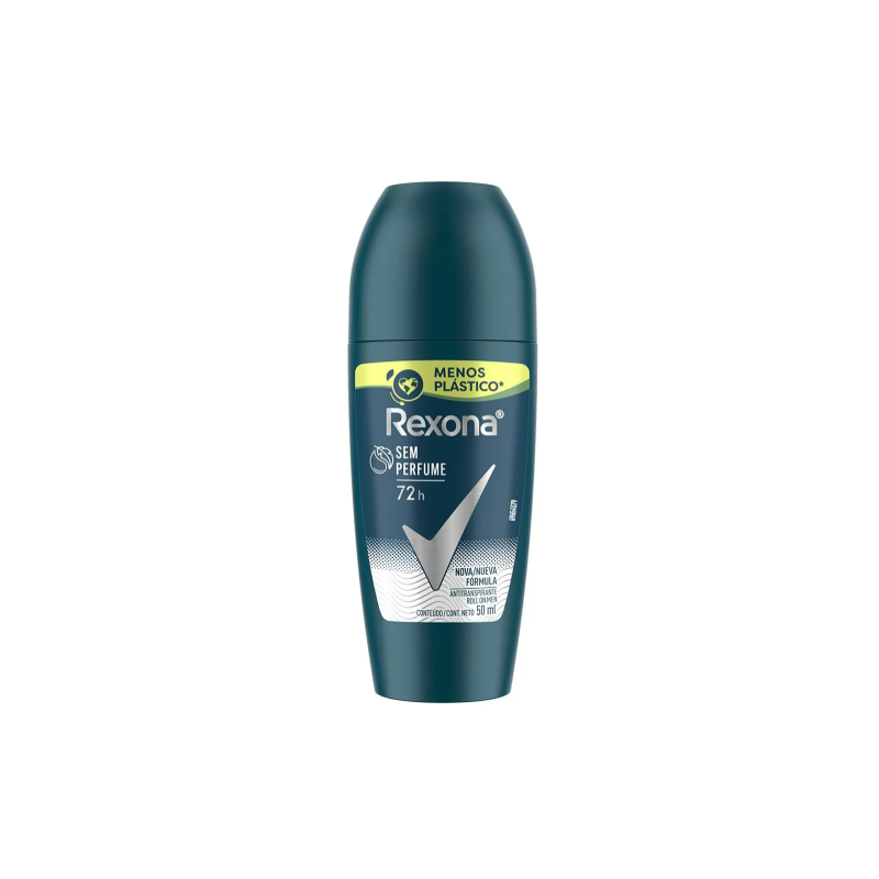 DESODORANTE ROLL-ON REXONA MEN SEM PERFUME 50ML