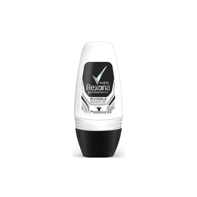 DESODORANTE ROLL-ON REXONA INVISIBLE MEN 50ML